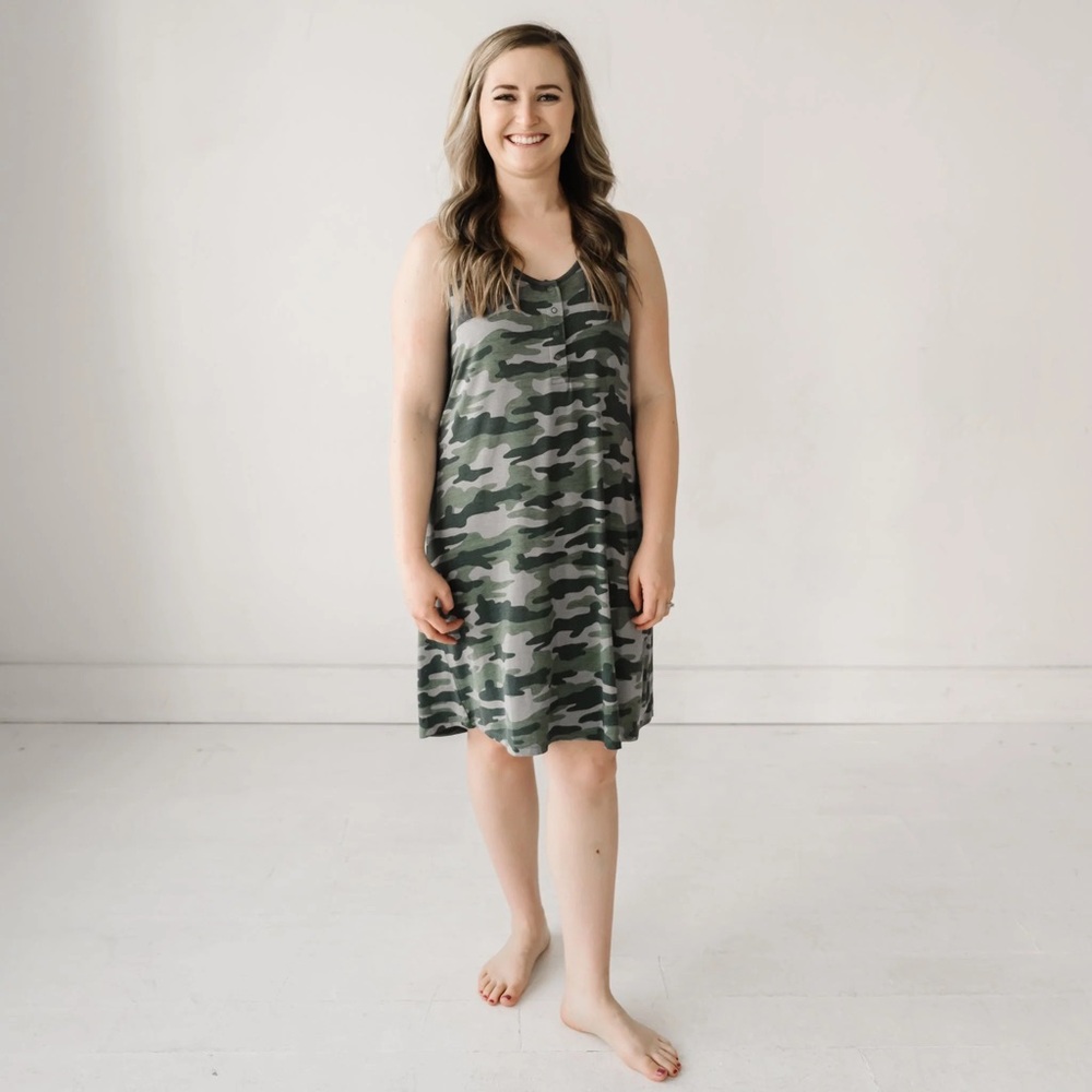 Little Sleepies Vintage Camo Nightgown 3XL